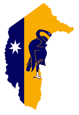 Flag Map of the Australian Capital Territory