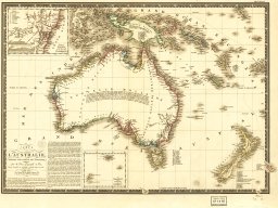Carte de l&#039;Australie, 1826
